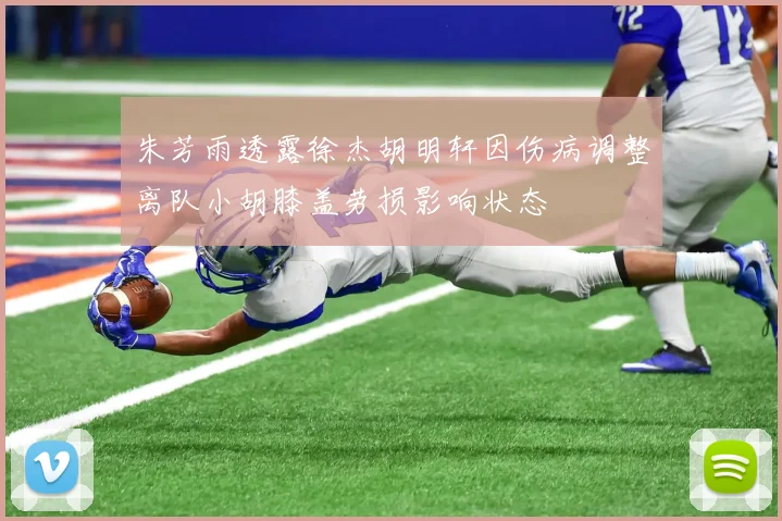 朱芳雨透露徐杰胡明轩因伤病调整离队小胡膝盖劳损影响状态